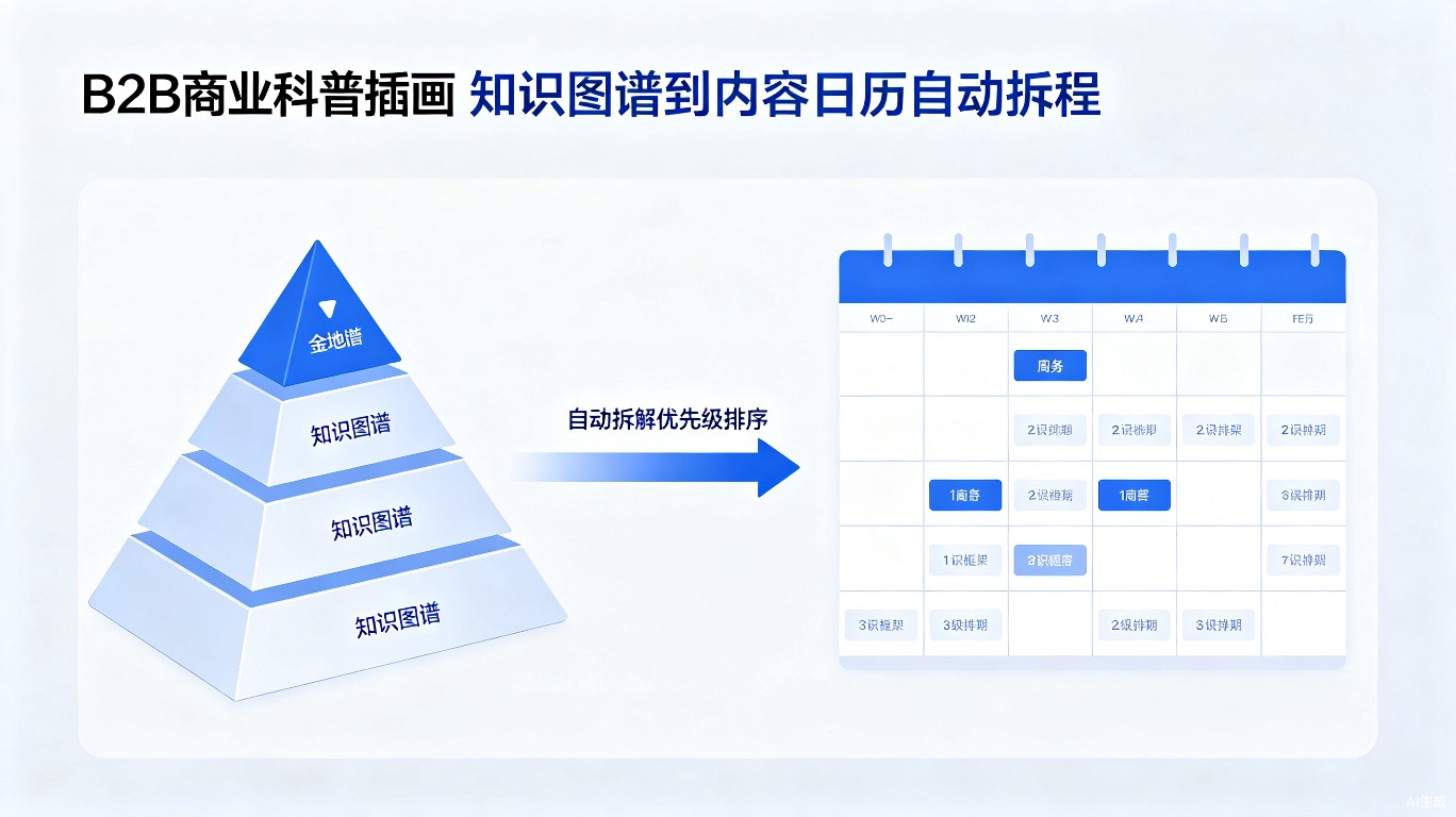 知识图谱到内容日历自动拆解
