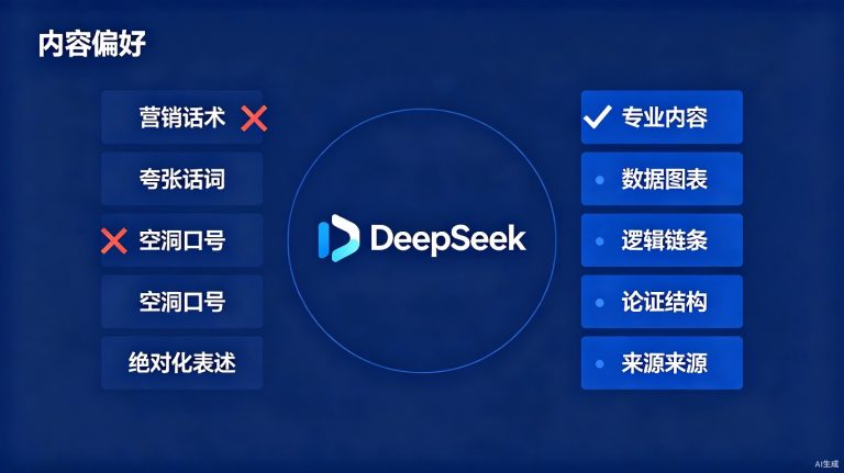 DeepSeek 排斥浅层营销？用深度专业内容拿下它的推荐