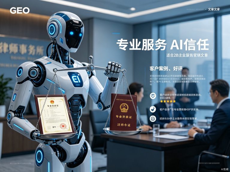 律师/财税等专业服务怎么用权威内容建立AI信任？