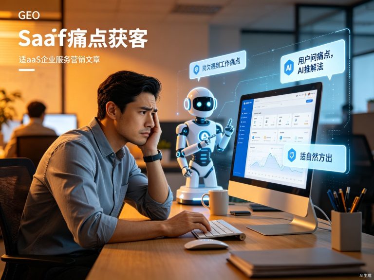 SaaS/企业服务怎么围绕痛点做GEO？