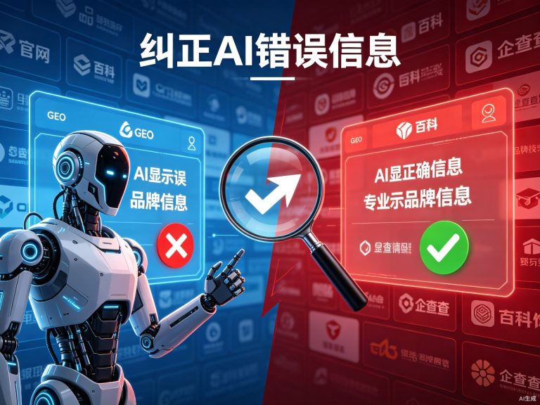 AI 把我的品牌信息说错了怎么纠正？3 步完成品牌语义纠偏
