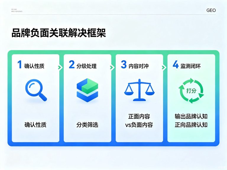 AI 里出现品牌负面关联信息怎么解决？澄清与对冲实操