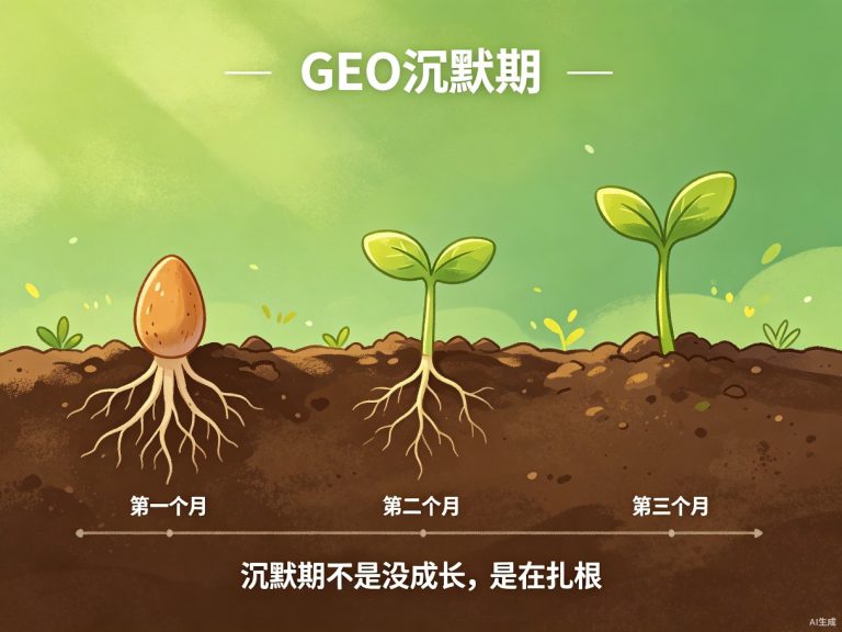 GEO的”沉默期”一般多长？第1-2个月没动静正常吗