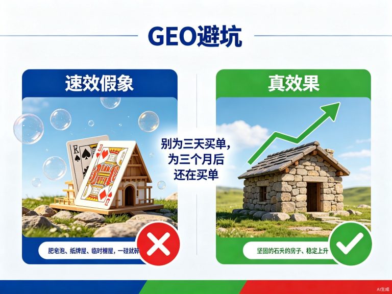 为什么有人说”GEO三天见效”？揭开”速效”话术的真相