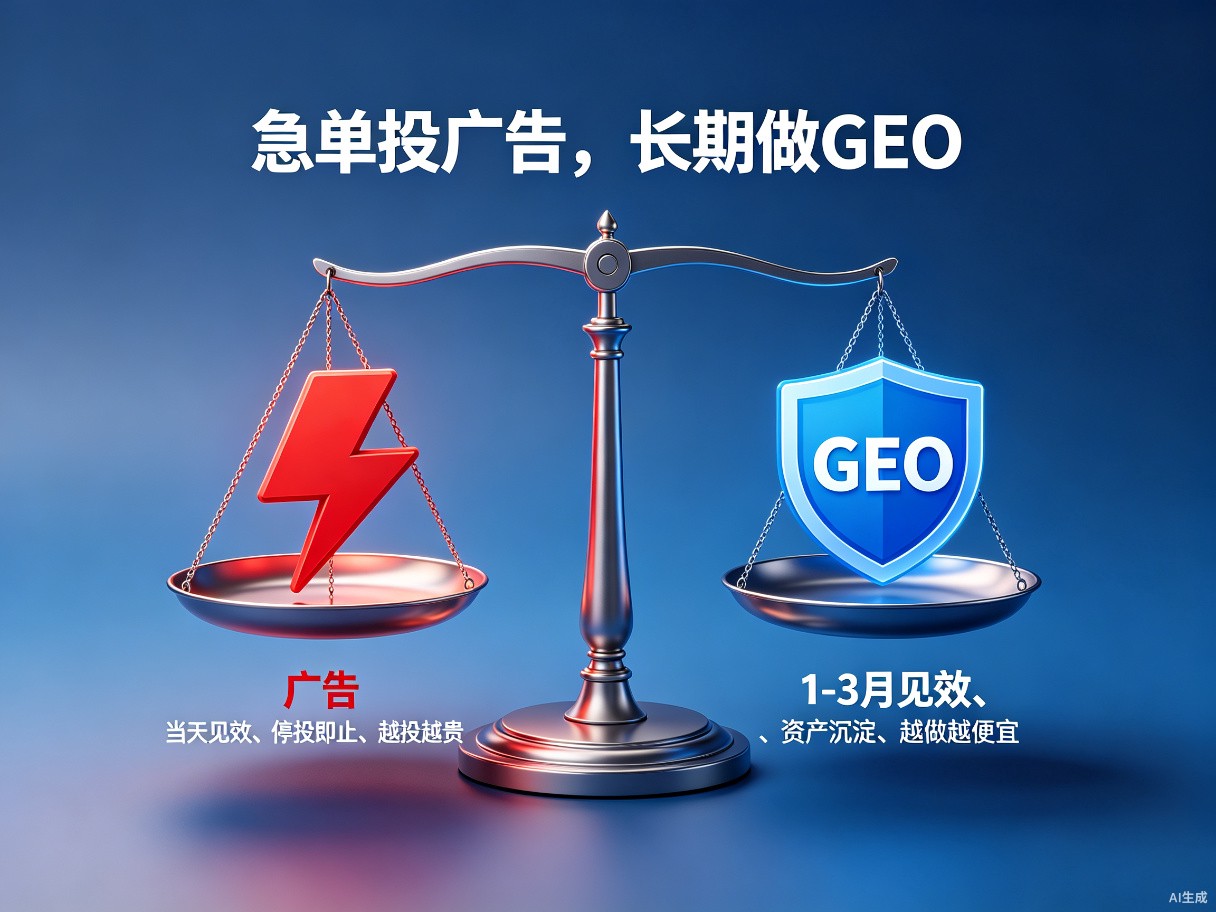 GEO vs 广告对比
