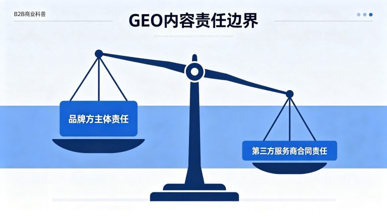 把GEO外包给第三方，内容出问题算谁的？责任边界讲清楚