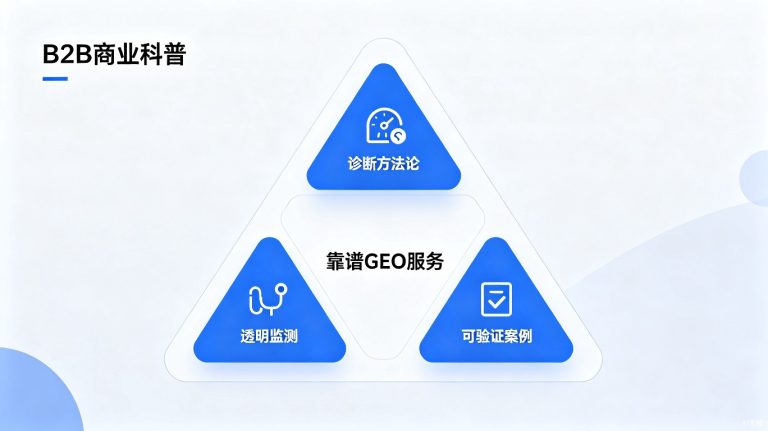 靠谱的GEO服务应该具备哪三个条件？选型硬标准