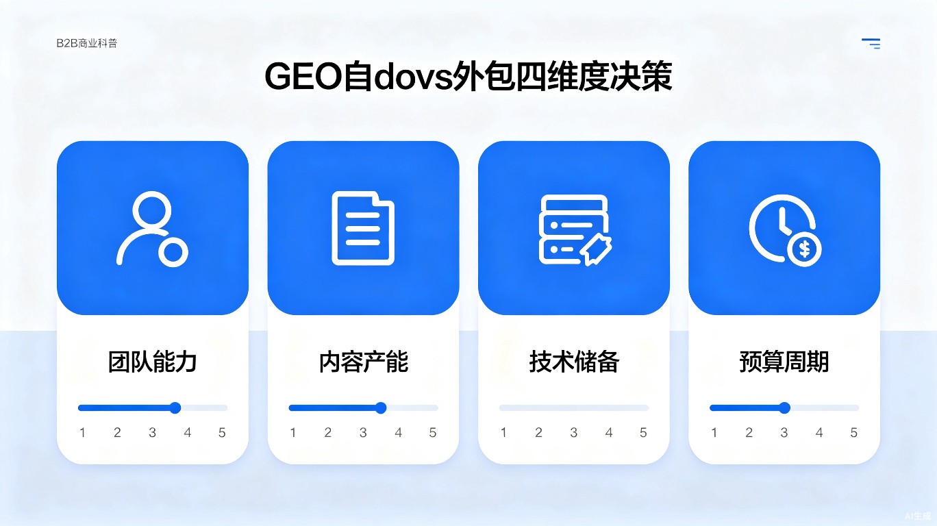 GEO自做vs外包决策