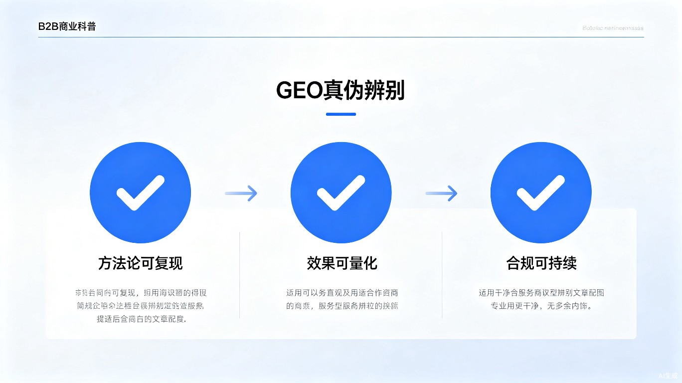 真伪GEO三条件辨别