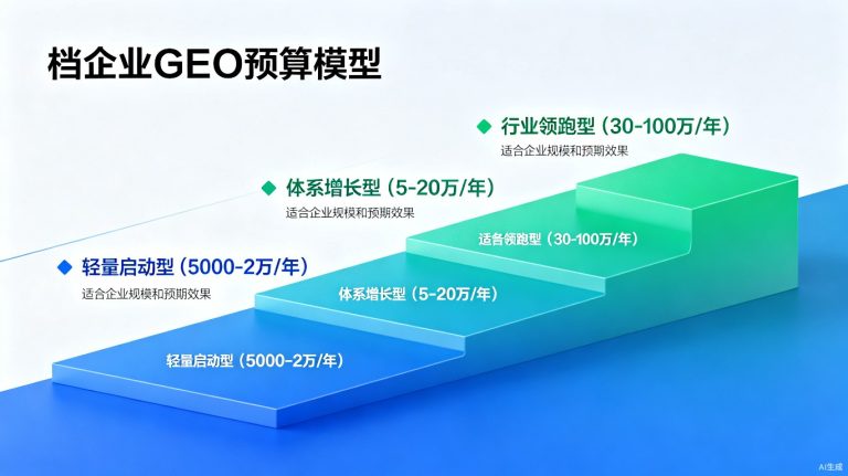 做GEO需要多少预算？不同规模企业的投入参考