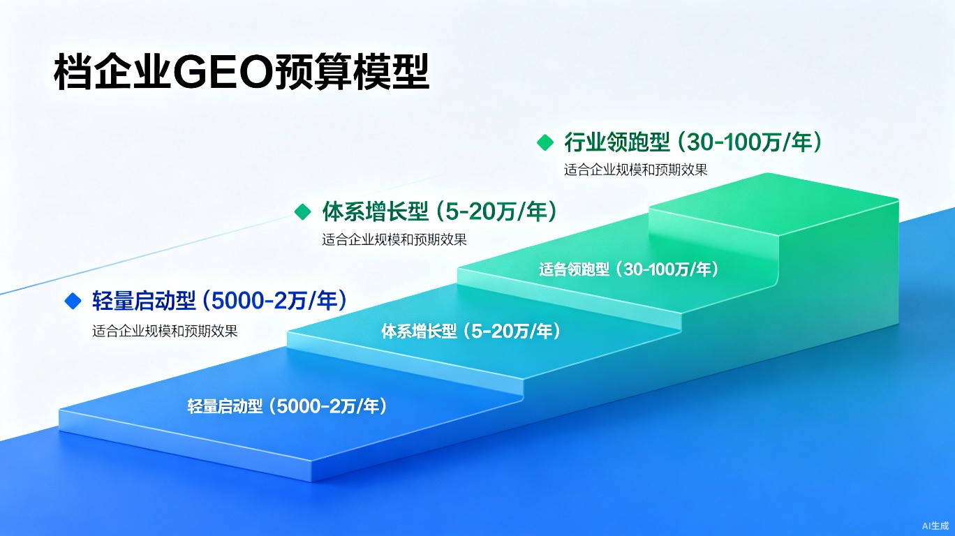 三档企业GEO预算模型