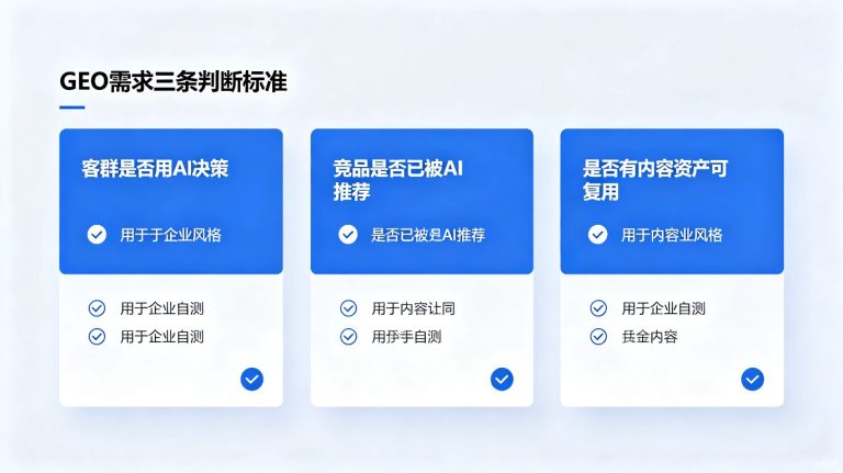 GEO值得做吗？一文拆解生成式引擎优化是不是智商税伪概念