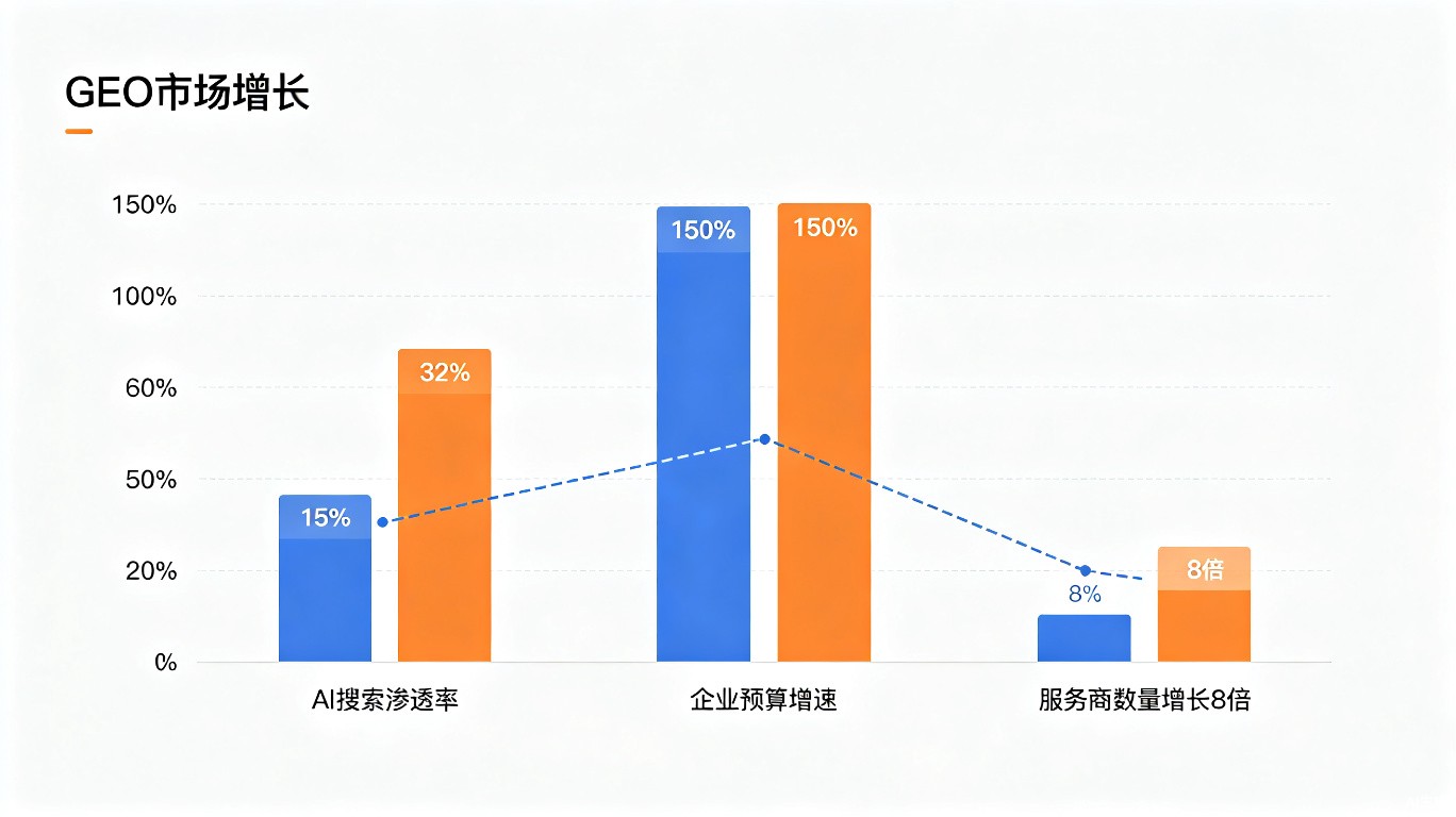 GEO市场增长三大维度数据
