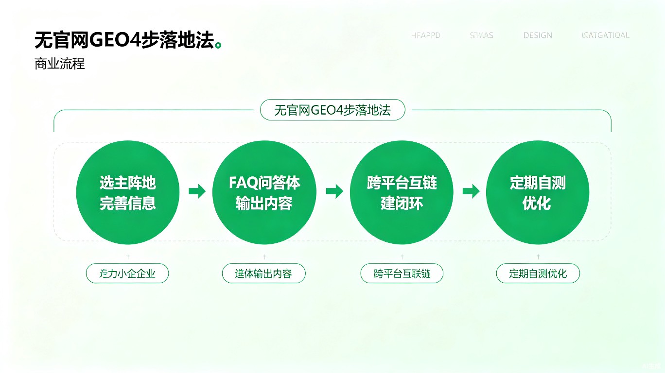 无官网GEO四步落地法