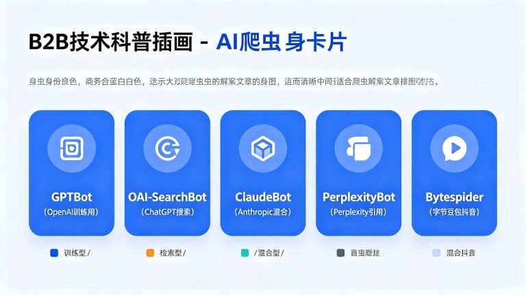 GPTBot、OAI-SearchBot、ClaudeBot、PerplexityBot、Bytespider：主流AI爬虫全解析
