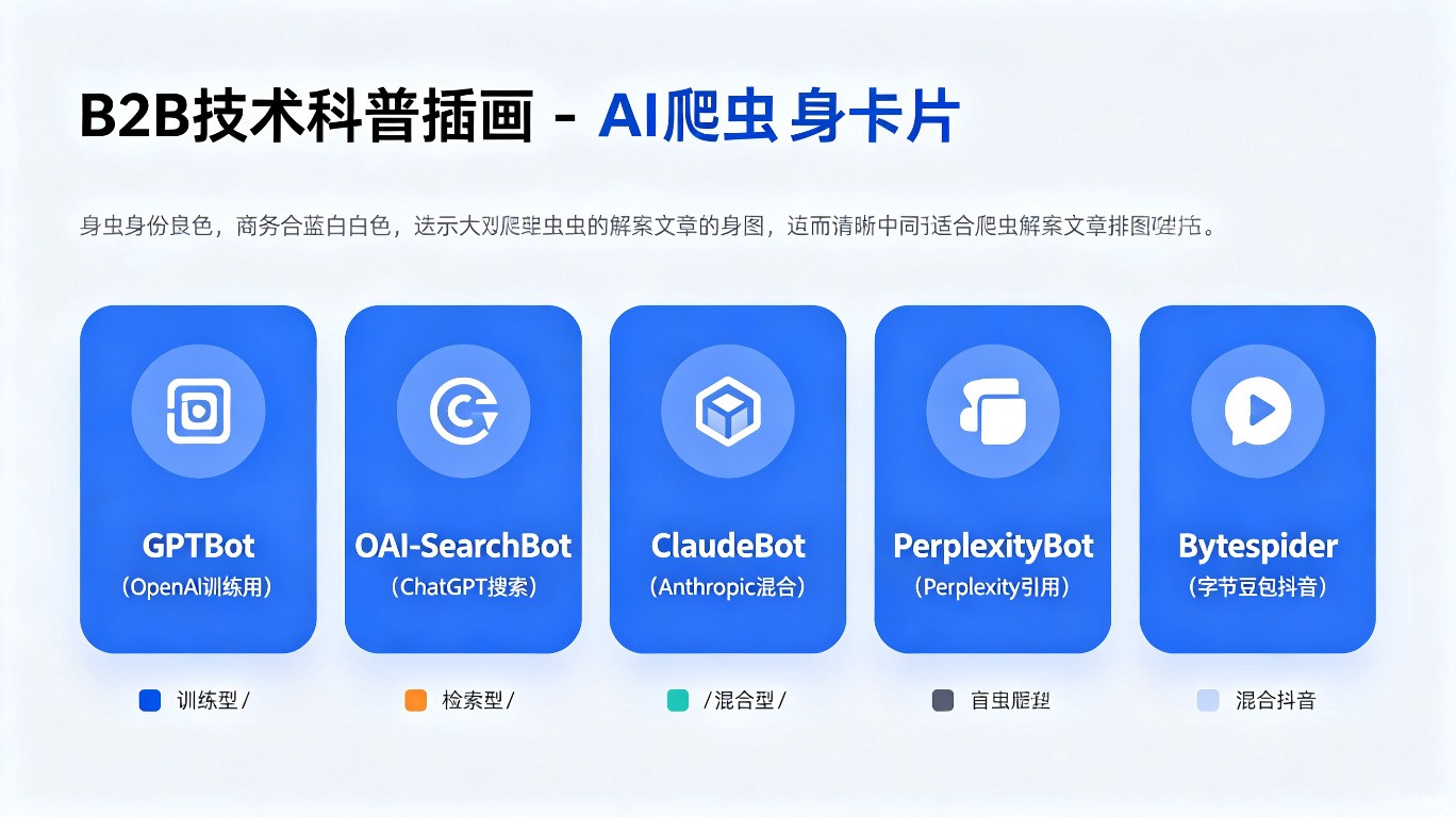 五大AI爬虫身份对照
