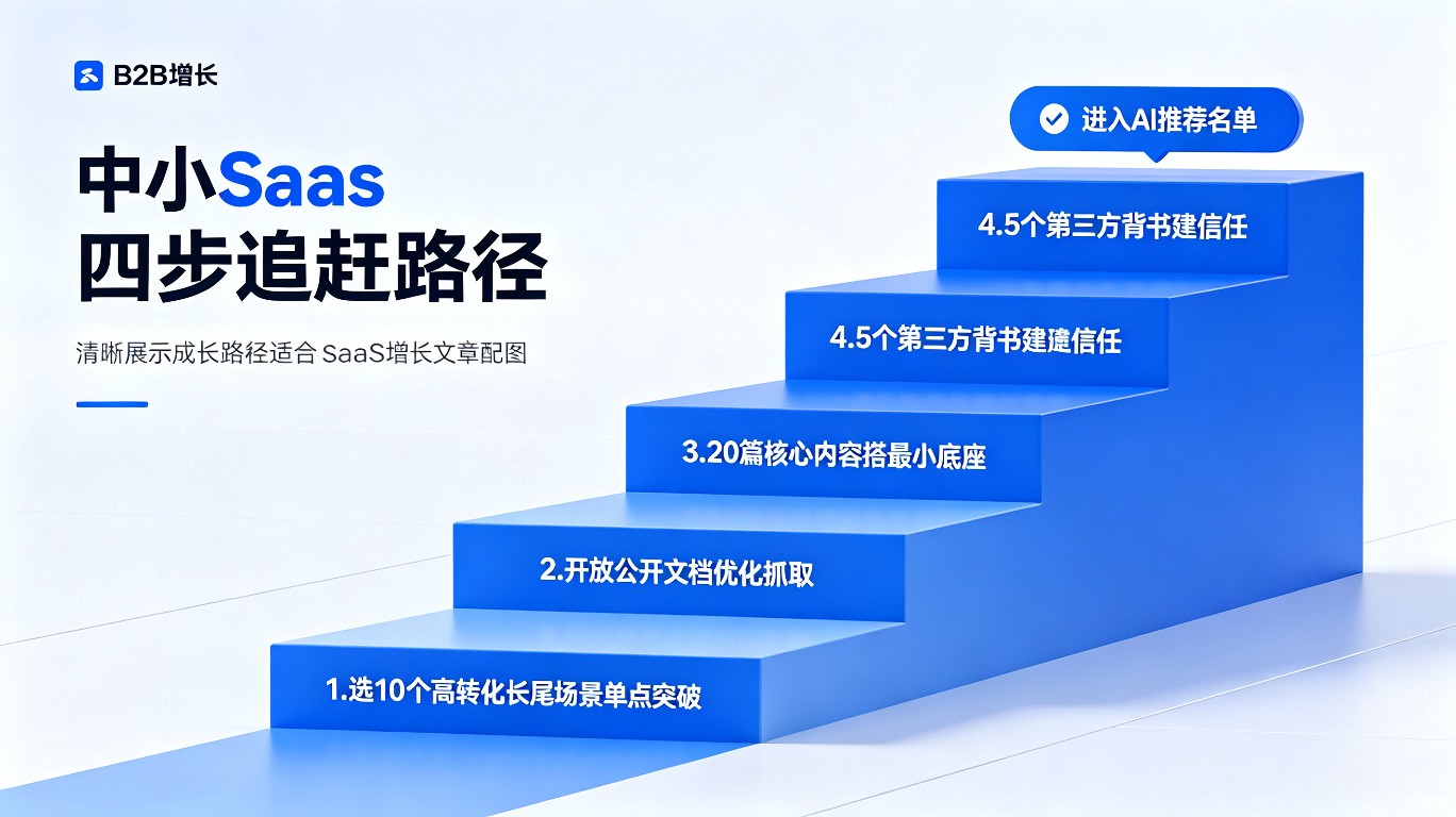 中小SaaS四步追赶路径