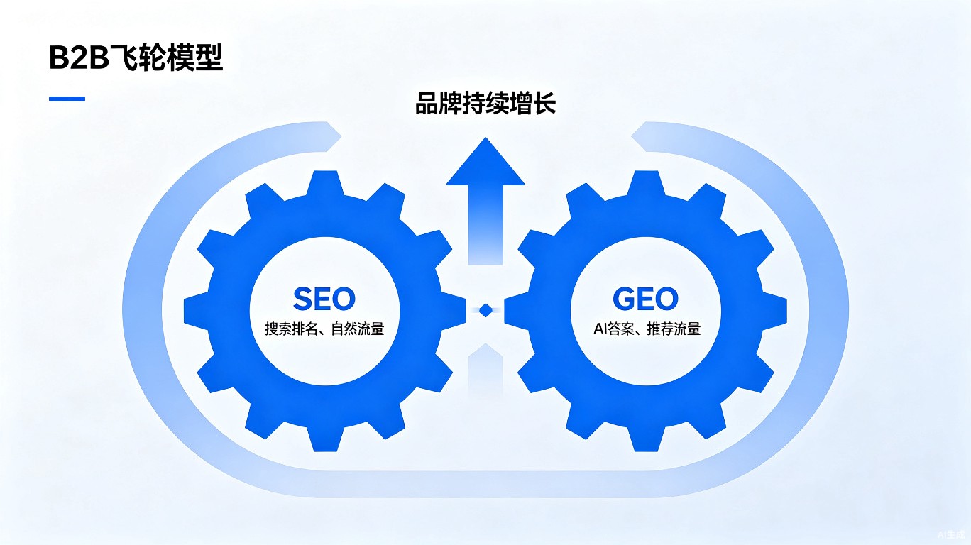 SEO+GEO双轮增长飞轮