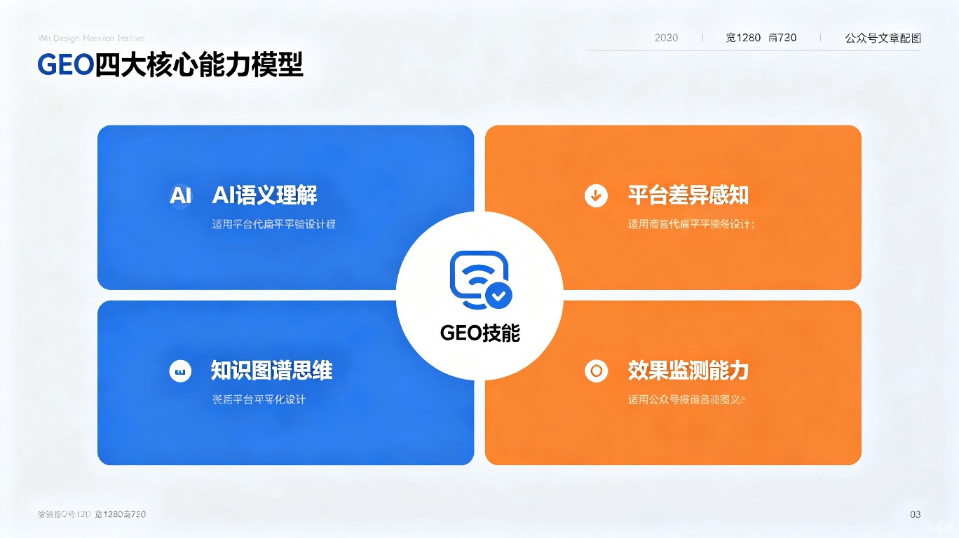 营销人GEO能力模型