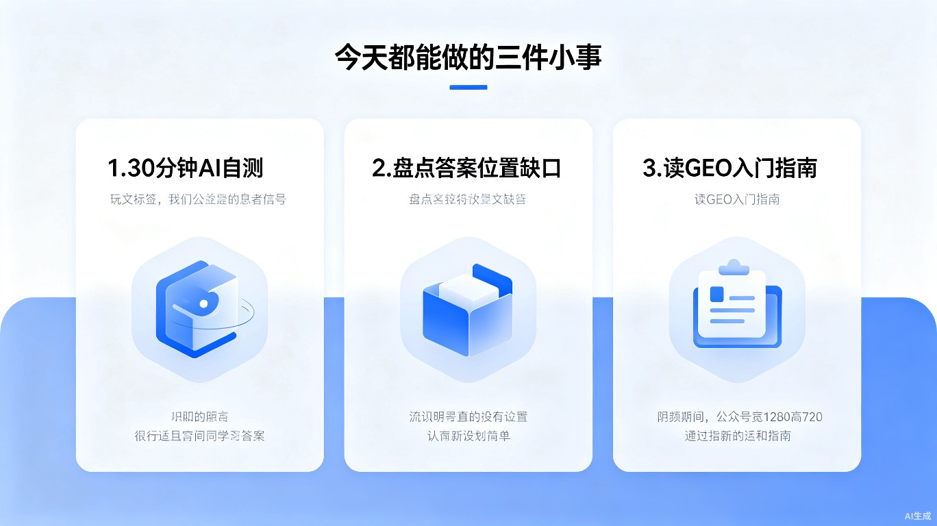 新指标三件事行动清单