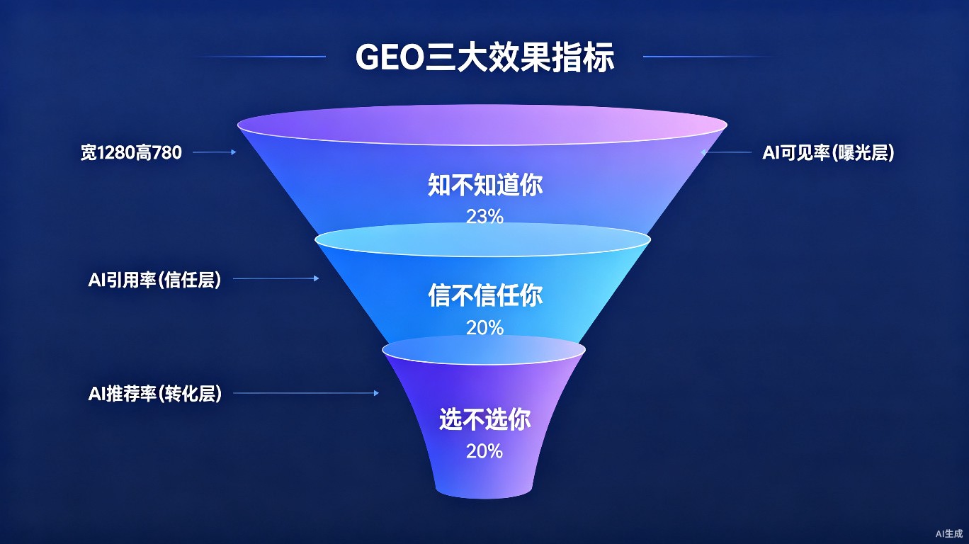 GEO三大指标漏斗