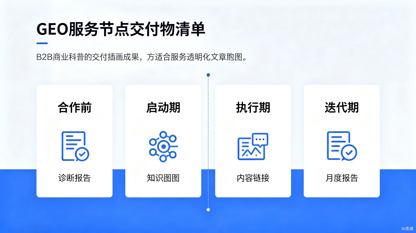 GEO服务节点交付物清单