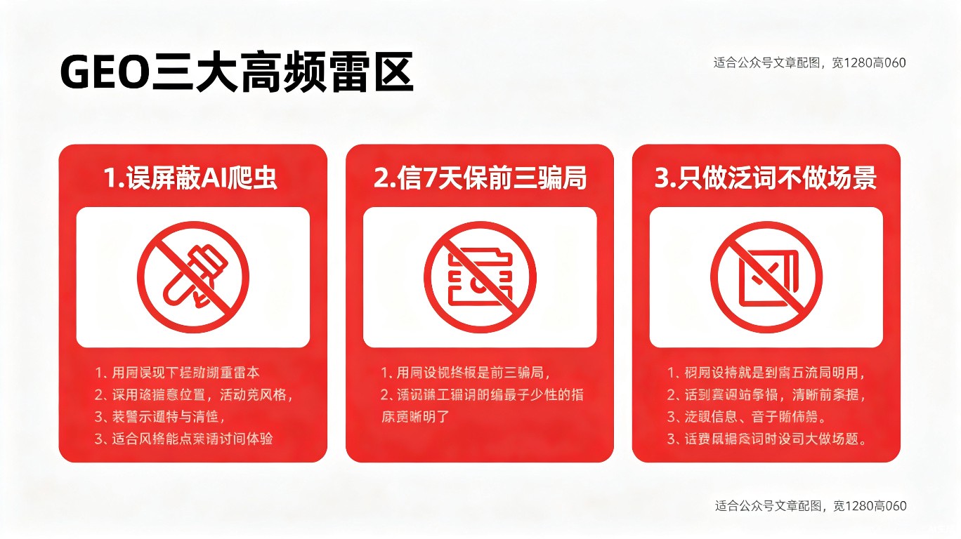 GEO三大高频雷区